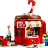 Brand new factory sealed LEGO Promotional Hot Chocolate Stand set 40776 original box front view.