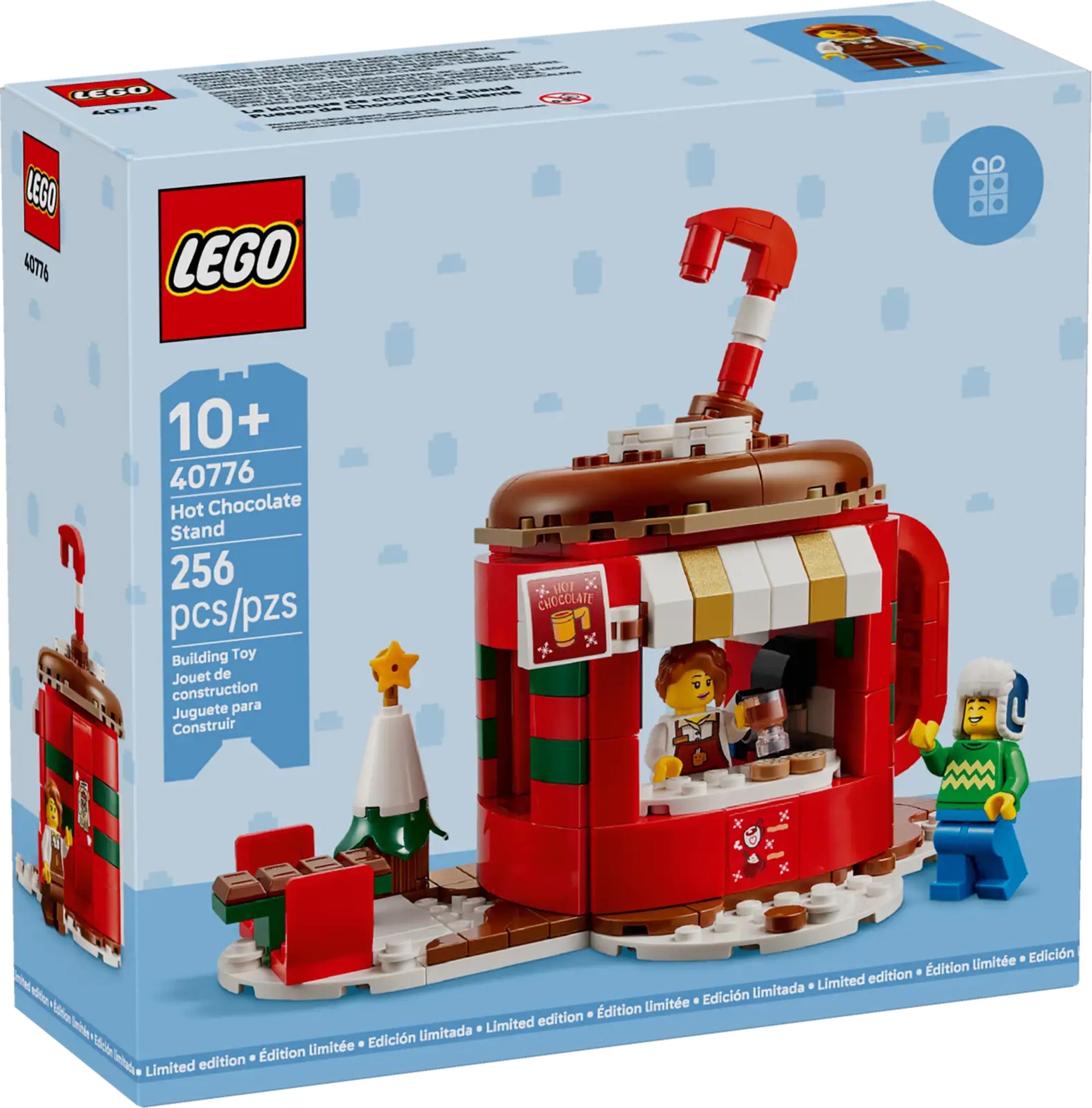 Brand New LEGO Promotional 40776 Hot Chocolate Stand Set Photo Additional photo of brand new factory sealed LEGO Promotional Hot Chocolate Stand set 40776.