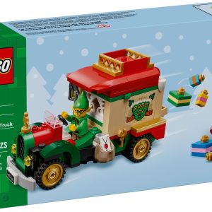 Additional photo of brand new factory sealed LEGO Seasonal Santa's Delivery Truck set 40746.