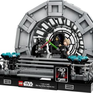 Brand new factory sealed LEGO Star Wars Emperor's Throne Room Diorama set 75352 original box front view.