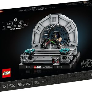 Additional photo of brand new factory sealed LEGO Star Wars Emperor's Throne Room Diorama set 75352.