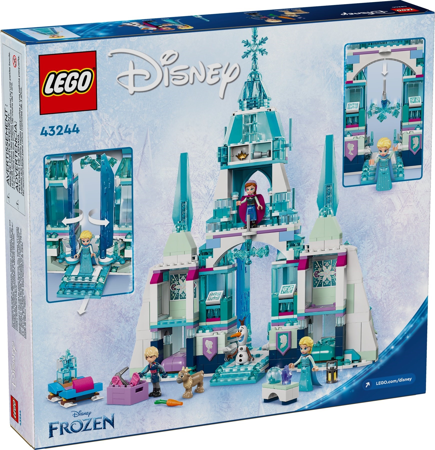 Additional photo of brand new factory sealed LEGO Disney Elsa's Ice Palace set 43244.