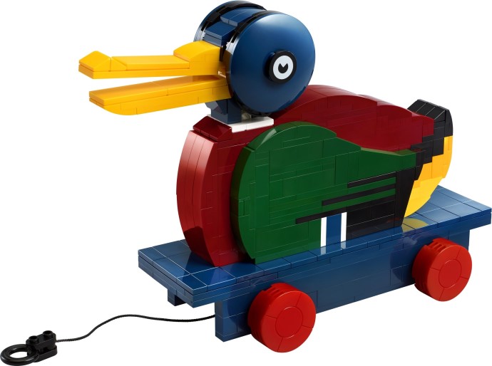 Brand new factory sealed LEGO Promotional The Wooden Duck set 40501 original box front view.