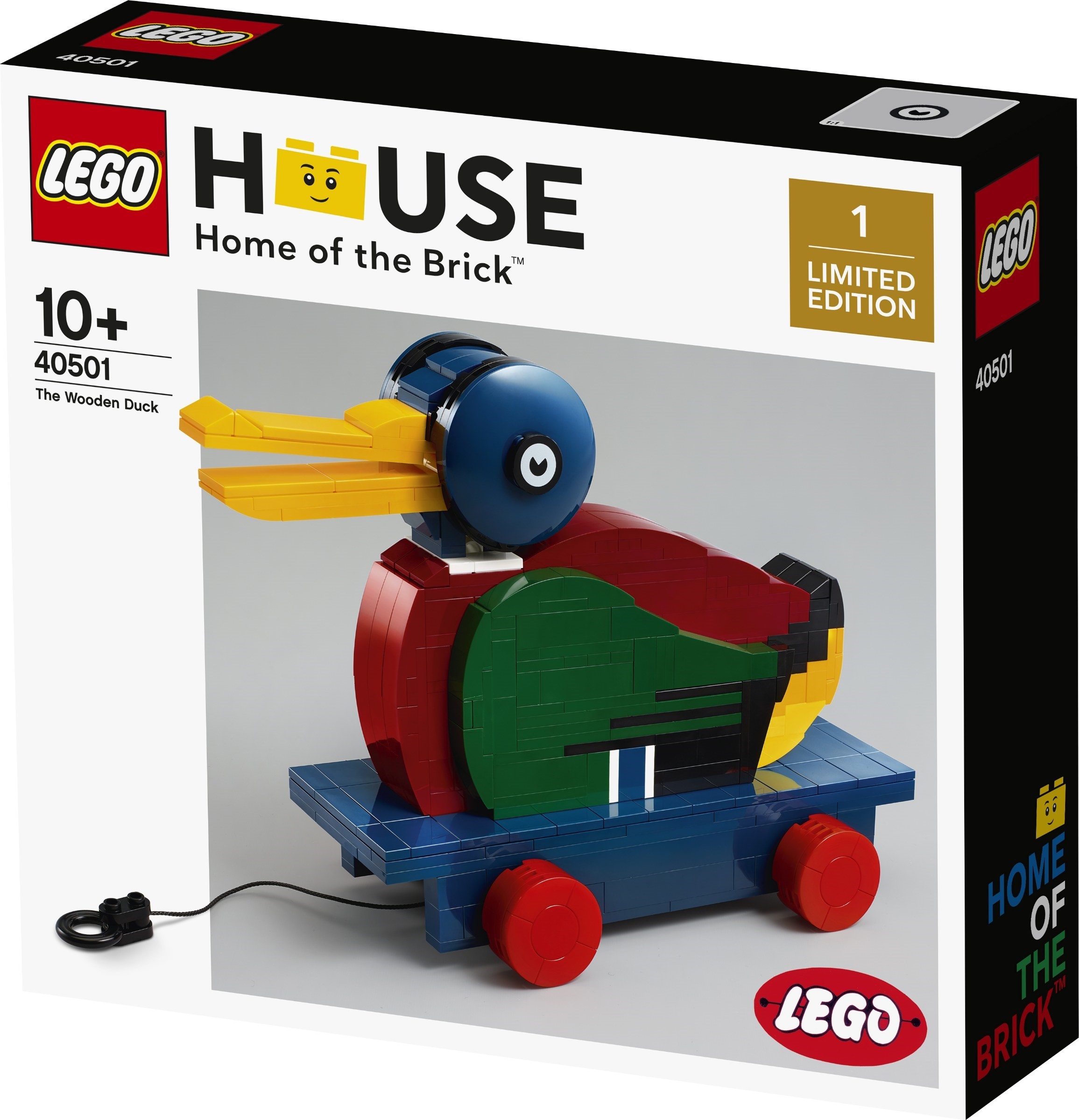 Brand New LEGO Promotional 40501 The Wooden Duck Set Photo Additional photo of brand new factory sealed LEGO Promotional The Wooden Duck set 40501.