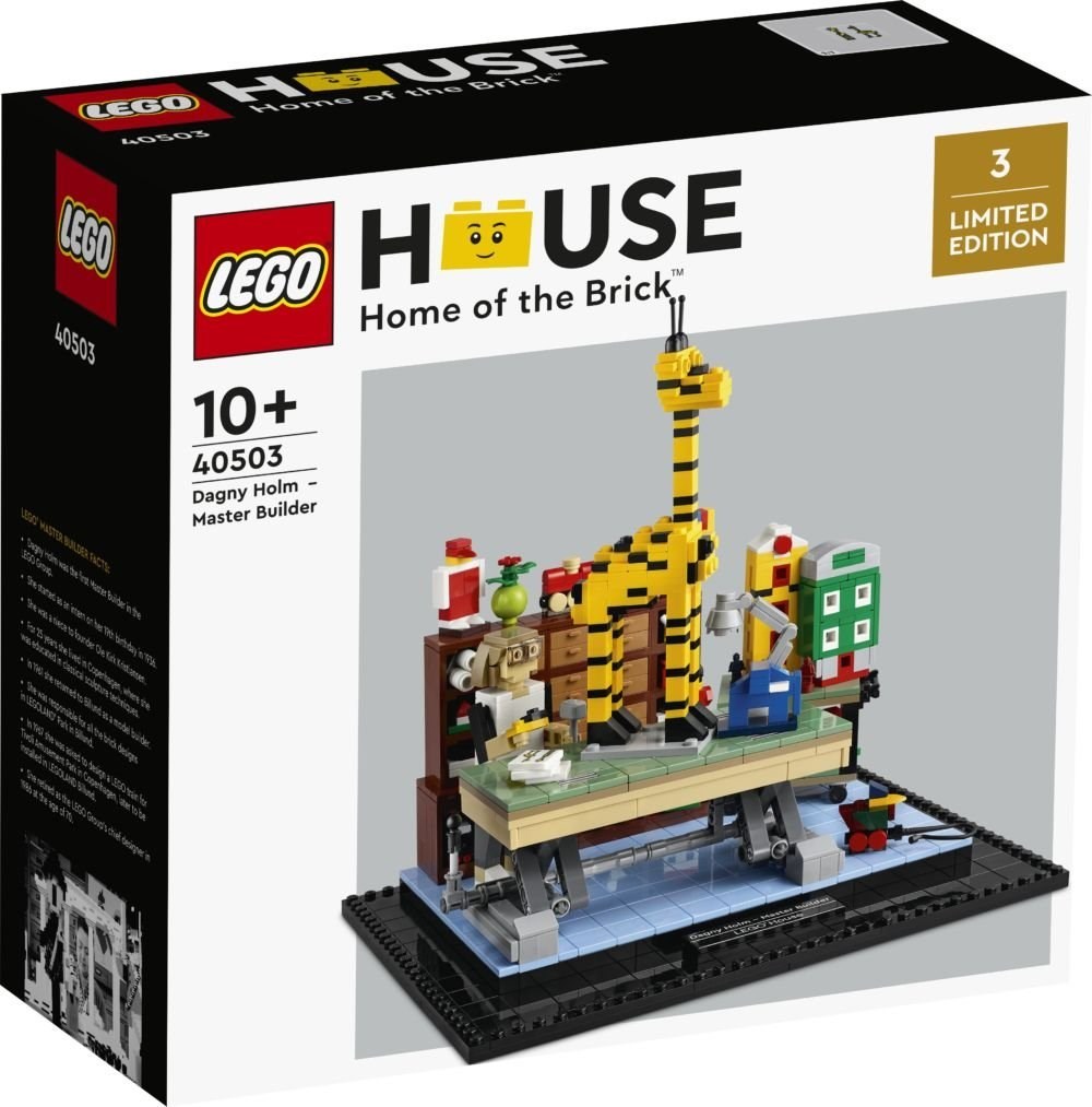 Brand New LEGO Promotional 40503 Dagny Holm - Master Builder Set Photo Additional photo of brand new factory sealed LEGO Promotional Dagny Holm - Master Builder set 40503.