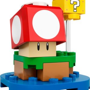 Brand new factory sealed LEGO Super Mario Super Mushroom Surprise set 30385 original box front view.