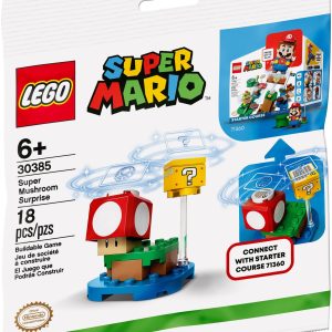 Additional photo of brand new factory sealed LEGO Super Mario Super Mushroom Surprise set 30385.