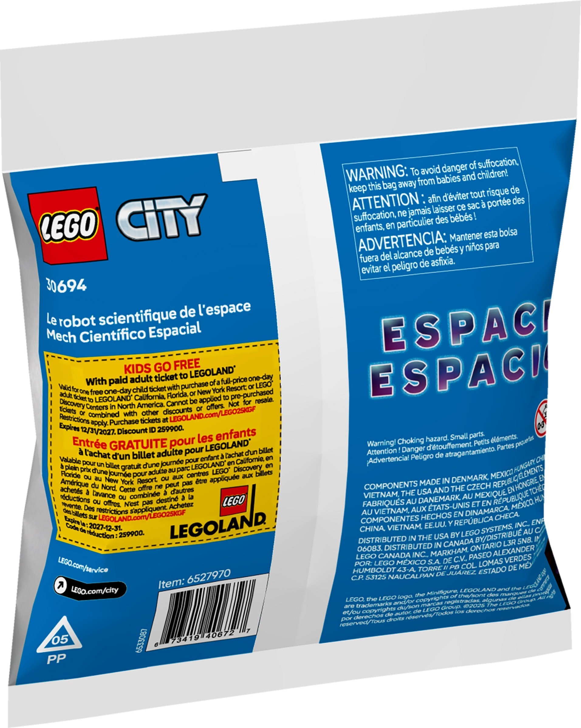 30694-1 - Space Science Mech paper bag