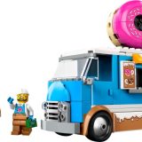 Brand new factory sealed LEGO City Donut Truck set 60452 original box front view.