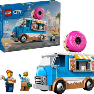 Additional photo of brand new factory sealed LEGO City Donut Truck set 60452.