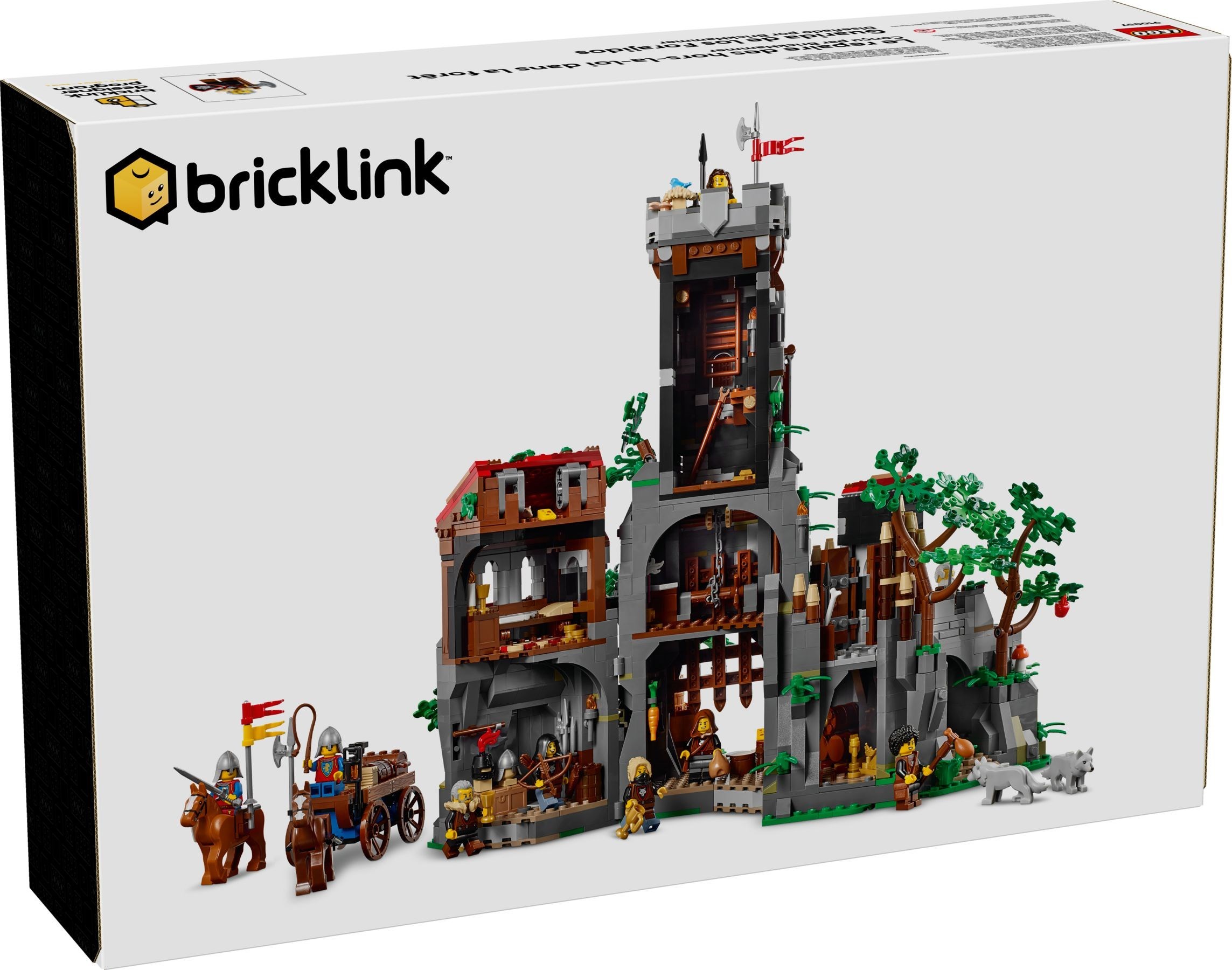 Additional photo of brand new factory sealed LEGO BrickLink Outlaw Forest Den set 910057.
