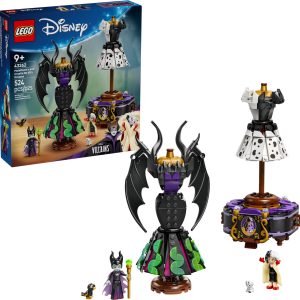 Additional photo of brand new factory sealed LEGO Disney Maleficent's and Cruella De Vil's Dresses set 43262.