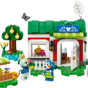 Brand new factory sealed LEGO Animal Crossing Able Sisters Clothing Shop set 77055 original box front view.