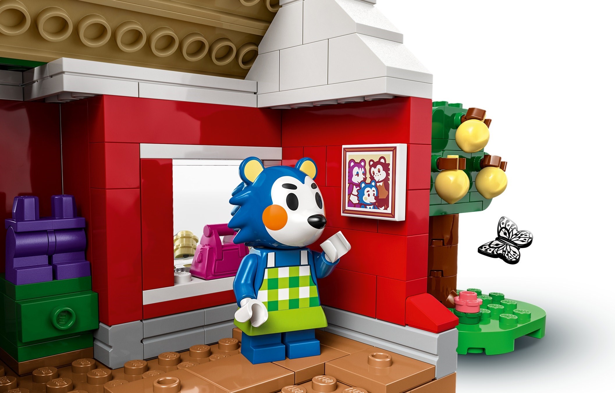 Additional photo of brand new factory sealed LEGO Animal Crossing Able Sisters Clothing Shop set 77055.