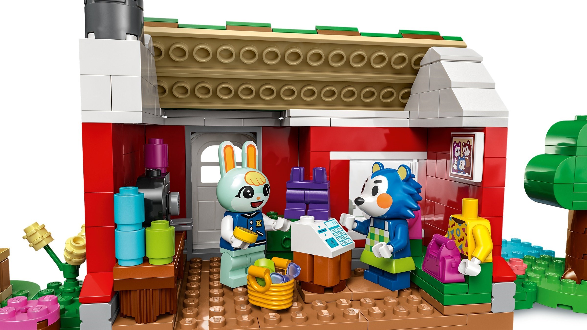 Additional photo of brand new factory sealed LEGO Animal Crossing Able Sisters Clothing Shop set 77055.