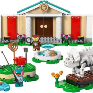 Brand new factory sealed LEGO Animal Crossing Blathers's Museum Collection set 77056 original box front view.
