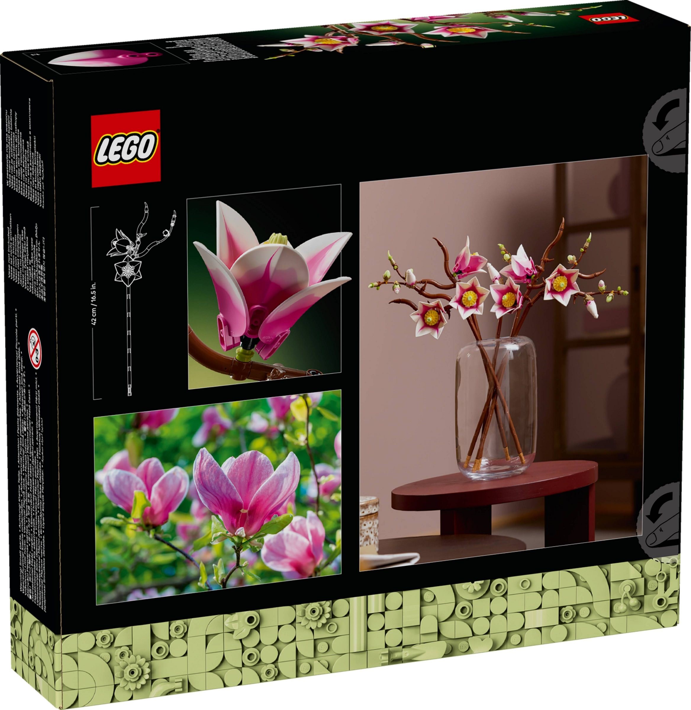 Additional photo of brand new factory sealed LEGO Botanicals Magnolia Branches set 11510.