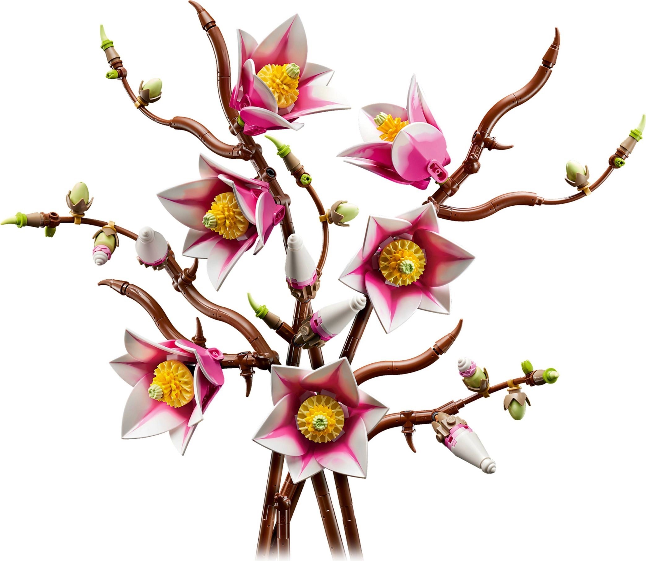 Additional photo of brand new factory sealed LEGO Botanicals Magnolia Branches set 11510.