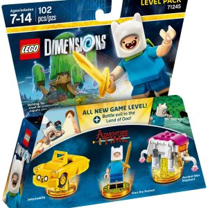Additional photo of brand new factory sealed LEGO Dimensions Adventure Time Level Pack set 71245.