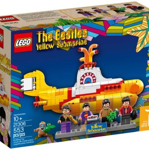 Additional photo of brand new factory sealed LEGO Ideas The Beatles Yellow Submarine set 21306.