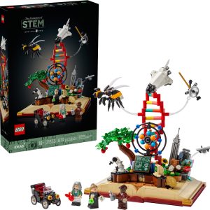 Additional photo of brand new factory sealed LEGO Ideas The Evolution of STEM set 21355.