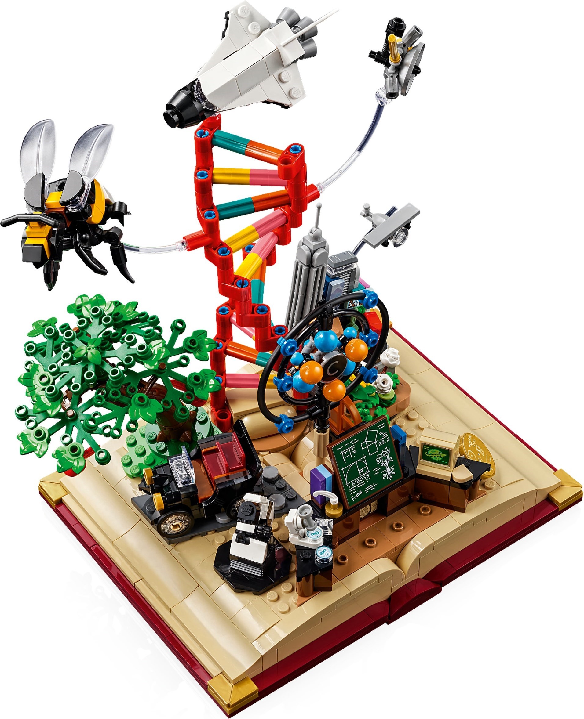 Additional photo of brand new factory sealed LEGO Ideas The Evolution of STEM set 21355.