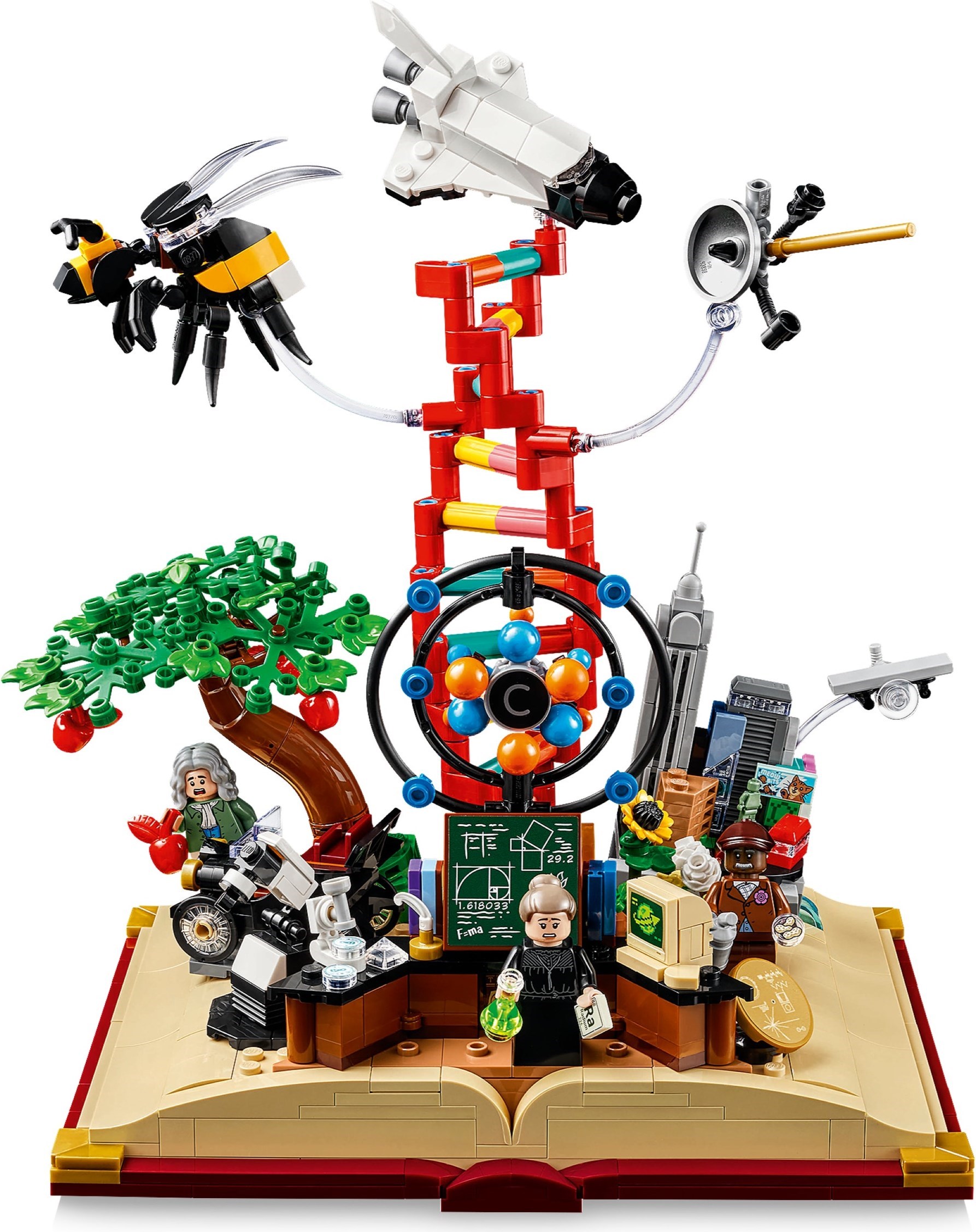 Additional photo of brand new factory sealed LEGO Ideas The Evolution of STEM set 21355.
