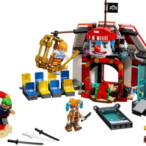 Brand new factory sealed LEGO One Piece Buggy the Clown's Circus Tent set 75637 original box front view.