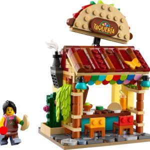 Brand new factory sealed LEGO Promotional Restaurants of the World: Mexico set 40907 original box front view.