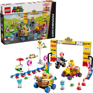 Additional photo of brand new factory sealed LEGO Super Mario Baby Peach & Grand Prix Set set 72036.