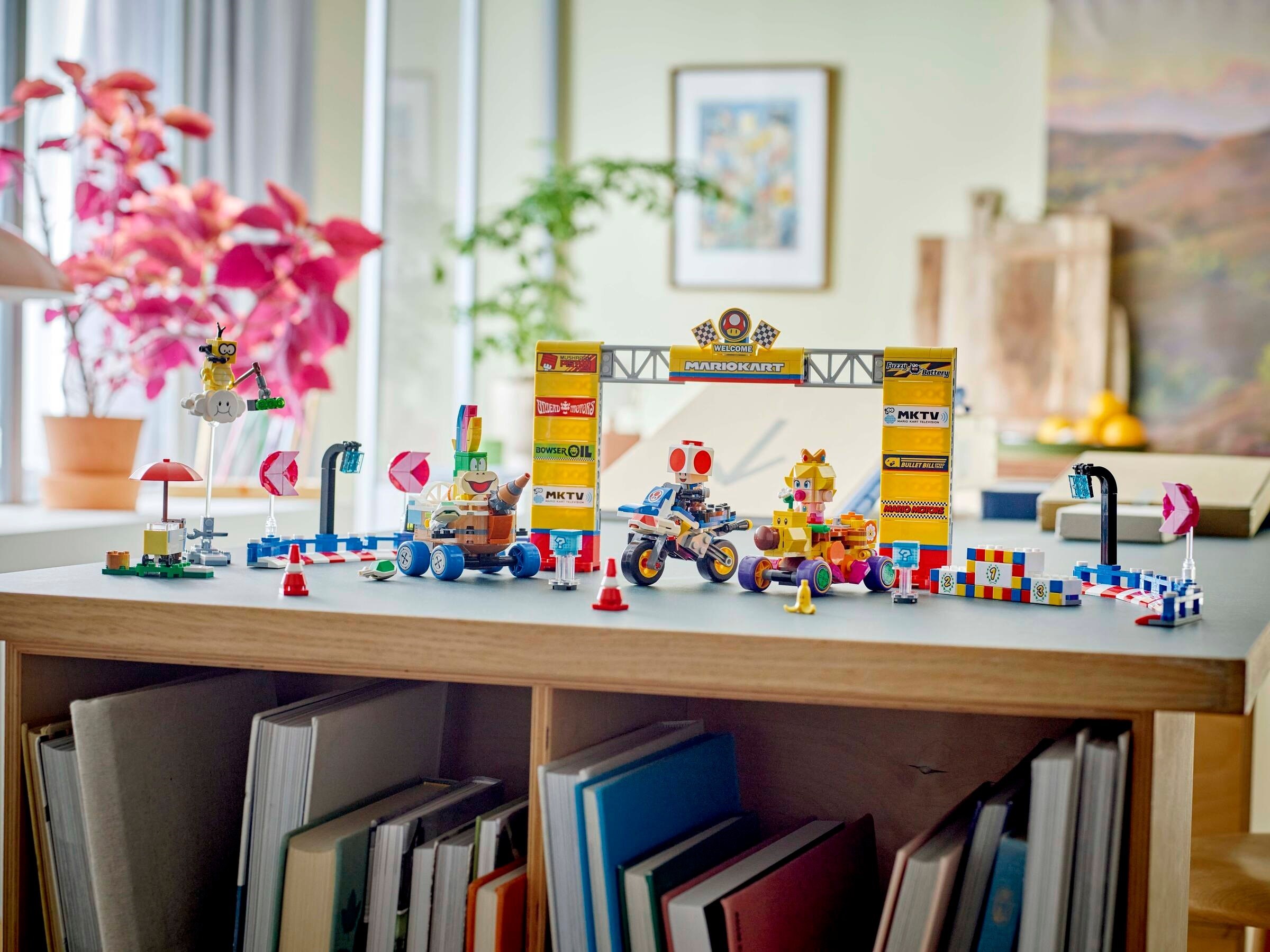 Additional photo of brand new factory sealed LEGO Super Mario Baby Peach & Grand Prix Set set 72036.