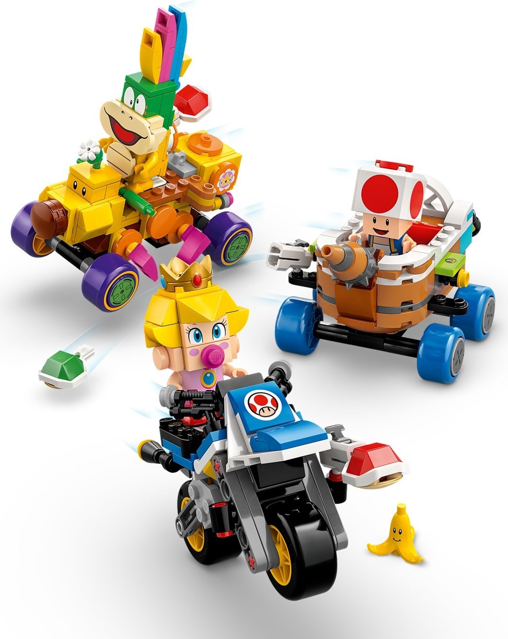 Additional photo of brand new factory sealed LEGO Super Mario Baby Peach & Grand Prix Set set 72036.