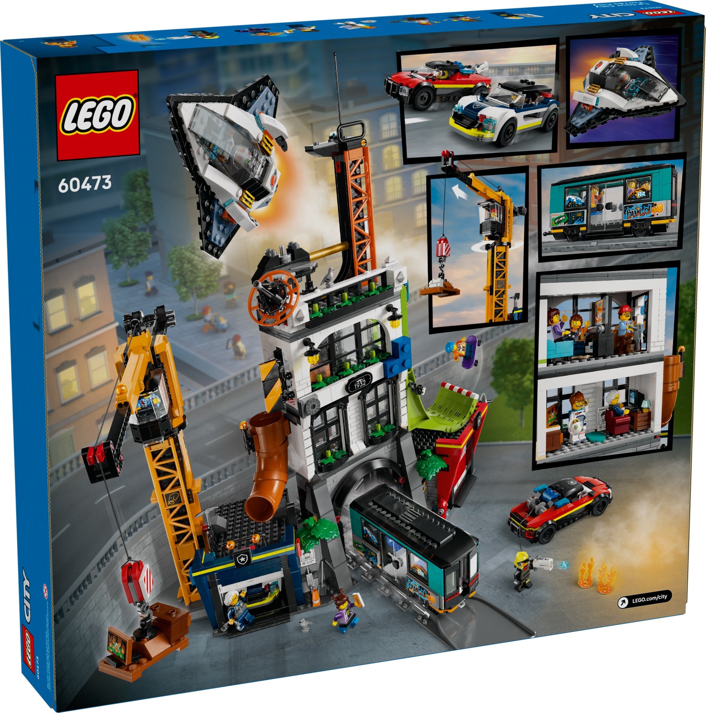 Additional photo of brand new factory sealed LEGO The City Tower set 60473.
