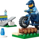 Brand new factory sealed LEGO City Police Bike Training set 30638 original box front view.