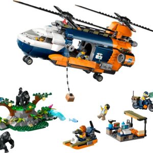 Brand new factory sealed LEGO City Jungle Explorer Helicopter set 60437 original box front view.