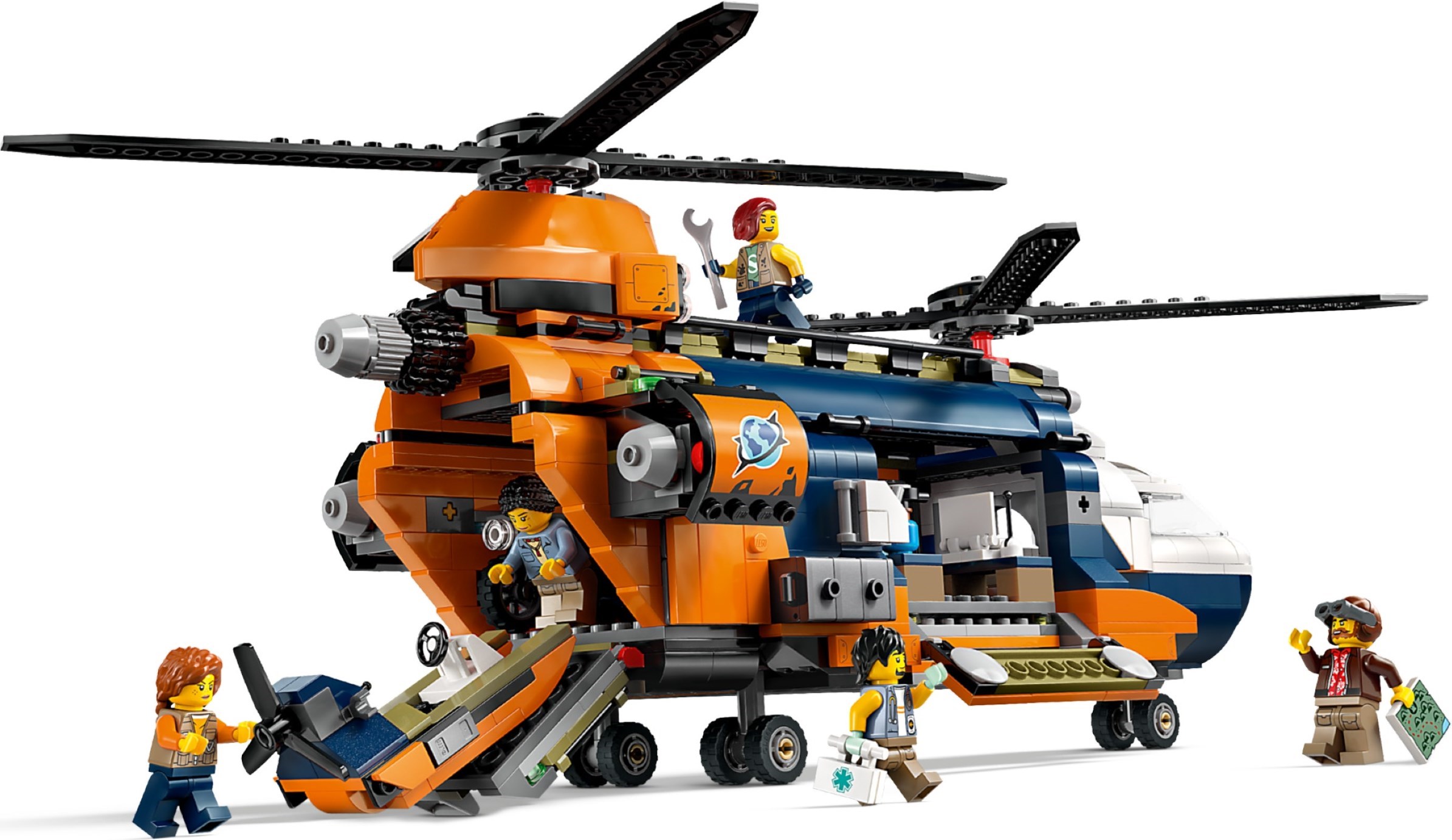 Additional photo of brand new factory sealed LEGO City Jungle Explorer Helicopter set 60437.