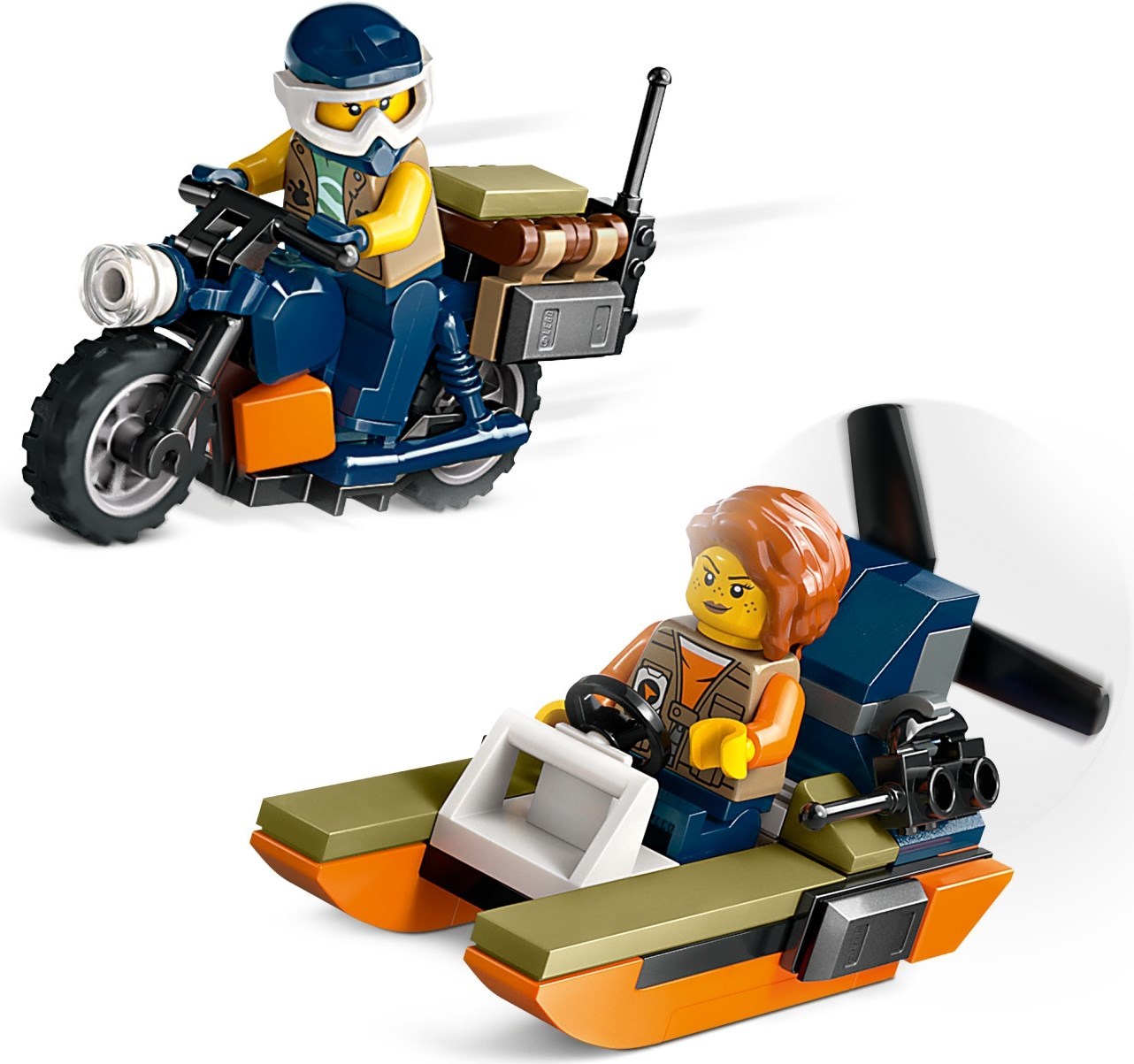 Additional photo of brand new factory sealed LEGO City Jungle Explorer Helicopter set 60437.