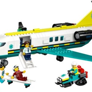 Brand new factory sealed LEGO City Air Ambulance set 60465 original box front view.