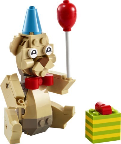 Brand New LEGO Creator 30582 Birthday Bear Sealed Box Brand new factory sealed LEGO Creator Birthday Bear set 30582 original box front view.