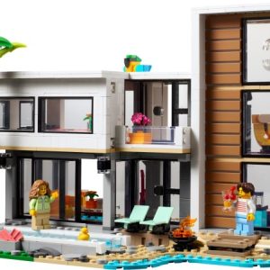 Brand new factory sealed LEGO Creator Modern House set 31153 original box front view.