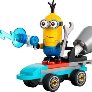 Brand new factory sealed LEGO Despicable Me Minions' Jetboard set 30678 original box front view.