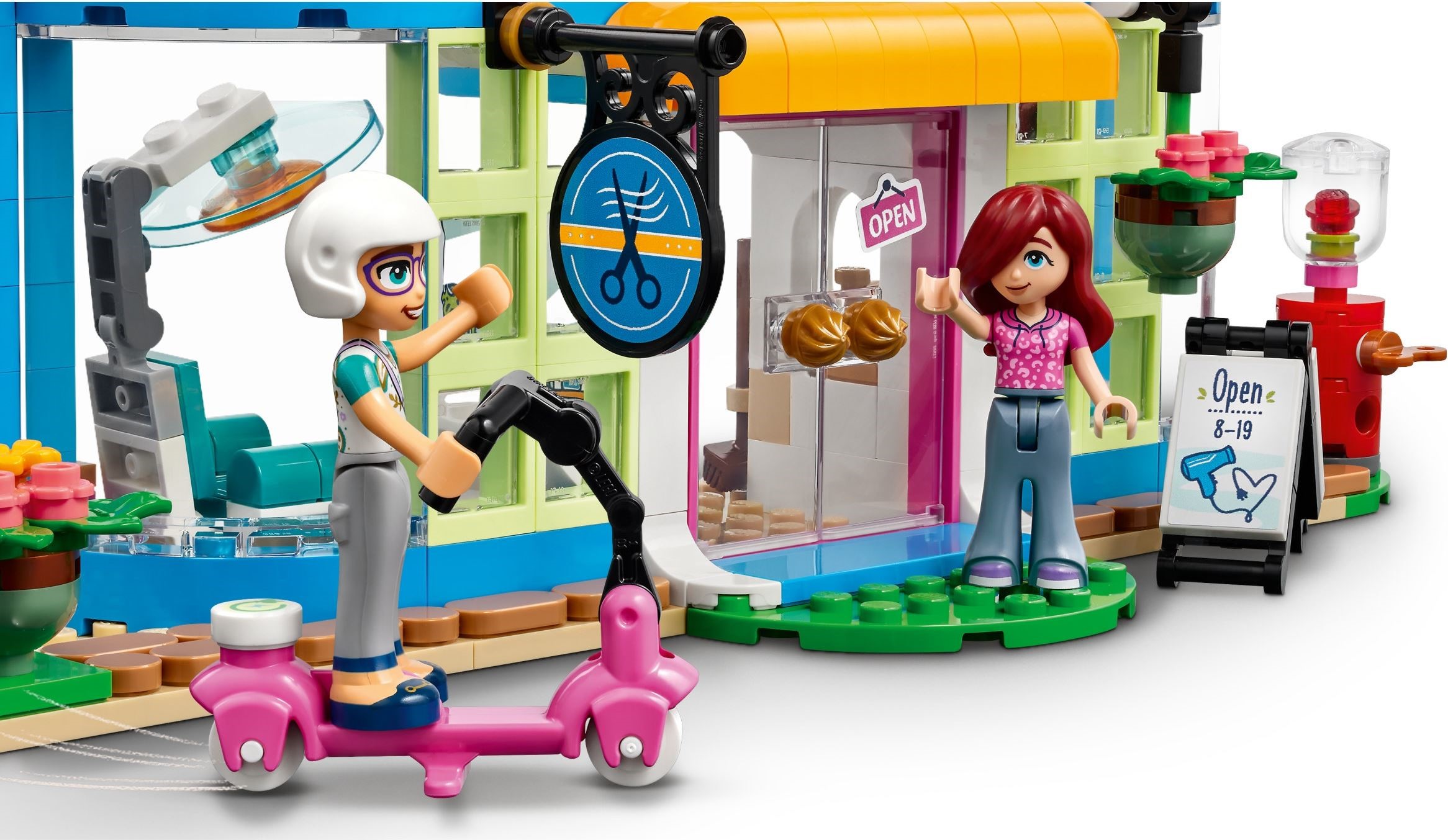 Additional photo of brand new factory sealed LEGO Friends Hair Salon set 41743.