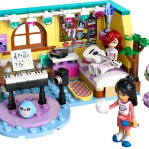 Brand new factory sealed LEGO Friends Paisley's Room set 42647 original box front view.