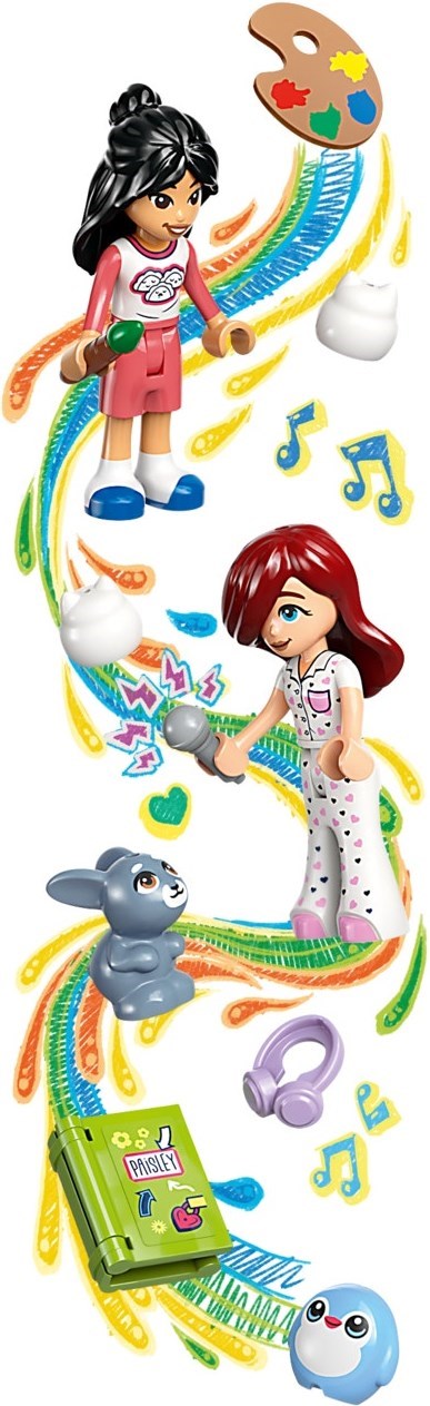 Additional photo of brand new factory sealed LEGO Friends Paisley's Room set 42647.