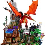 Brand new factory sealed LEGO Ideas Dungeons & Dragons: Red Dragon's Tale set 21348 original box front view.