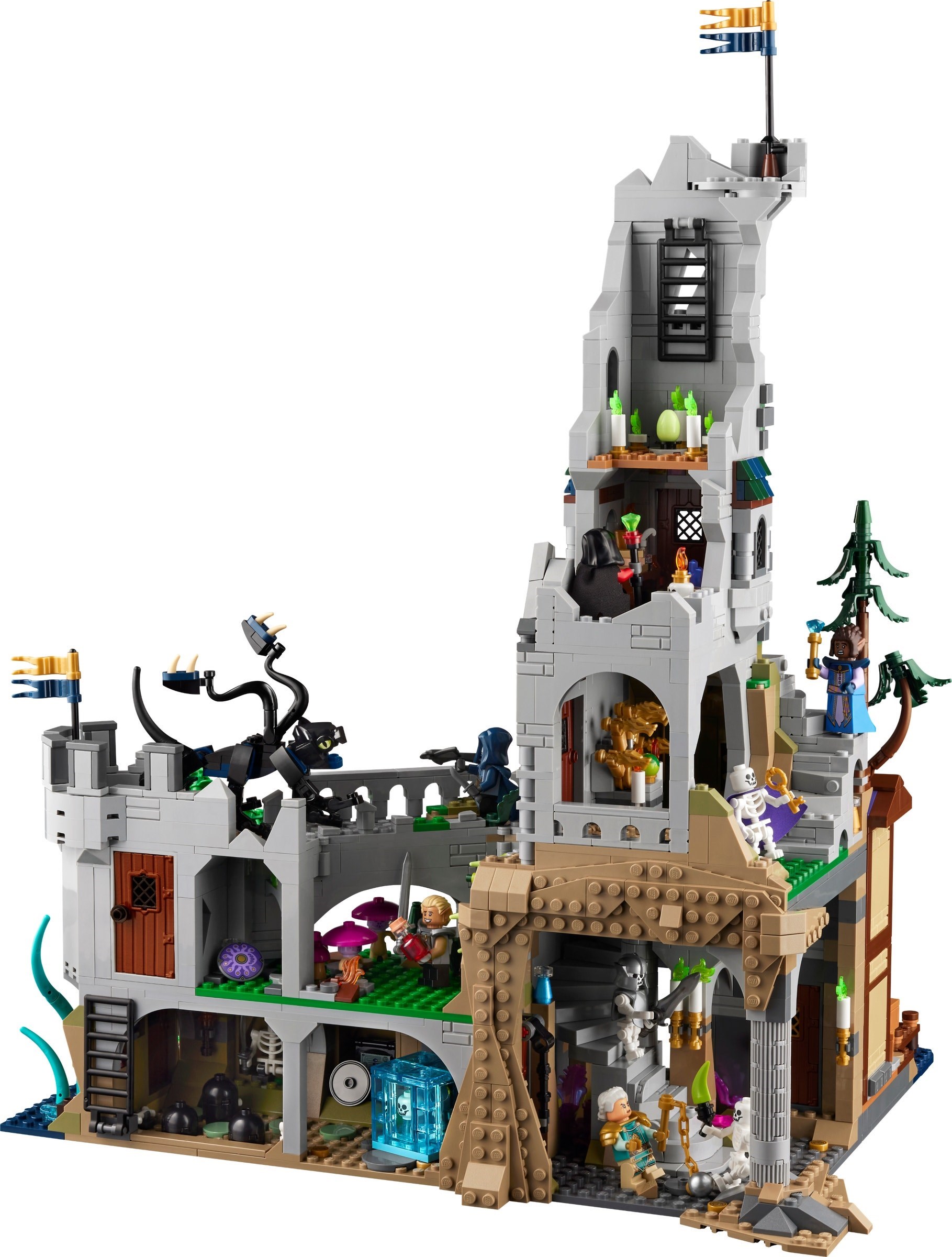 Additional photo of brand new factory sealed LEGO Ideas Dungeons & Dragons: Red Dragon's Tale set 21348.