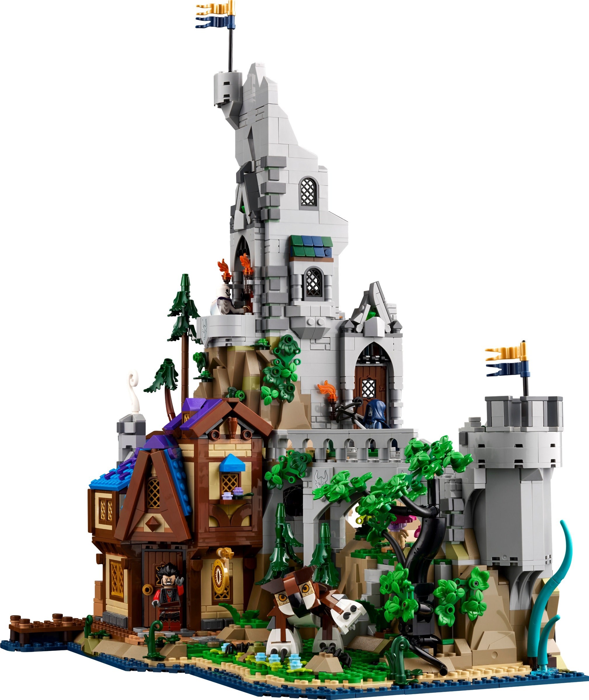 Additional photo of brand new factory sealed LEGO Ideas Dungeons & Dragons: Red Dragon's Tale set 21348.