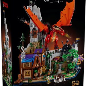Additional photo of brand new factory sealed LEGO Ideas Dungeons & Dragons: Red Dragon's Tale set 21348.