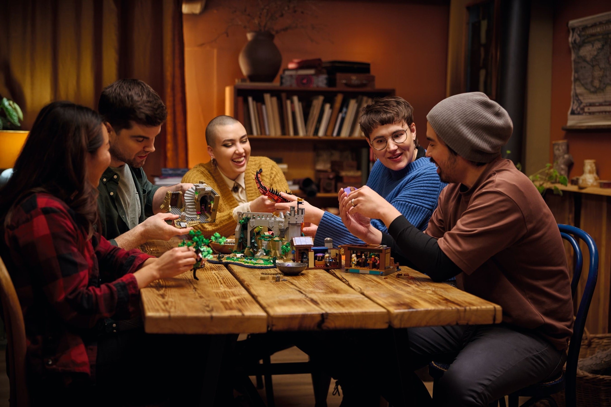 Additional photo of brand new factory sealed LEGO Ideas Dungeons & Dragons: Red Dragon's Tale set 21348.