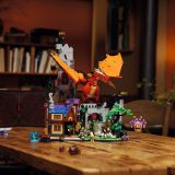 Additional photo of brand new factory sealed LEGO Ideas Dungeons & Dragons: Red Dragon's Tale set 21348.